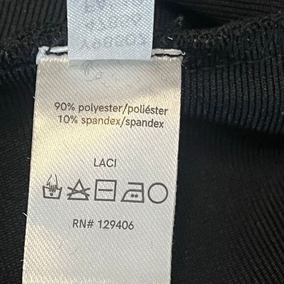 Venus‎ Black Chantilly Lace Black Bandage VNeck Dress Ruffle Hem - Picture 8 of 9